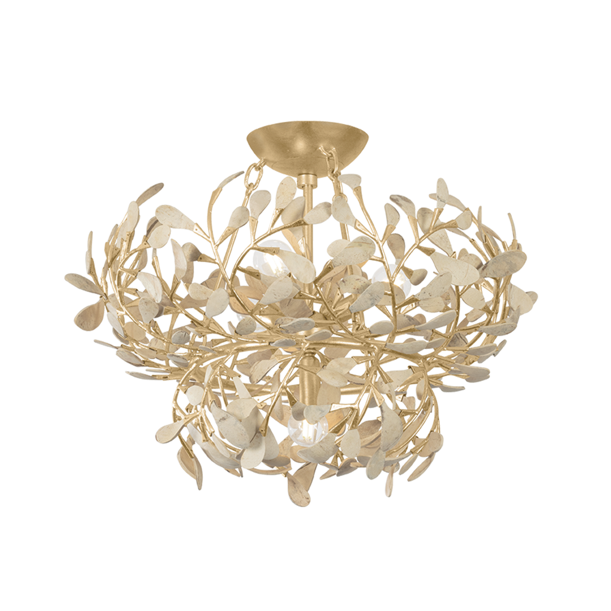 Maybrook Semi Flush — a Hudson Valley semi flush for hallways, bedrooms, and entryways at Laurie Yapp Home.