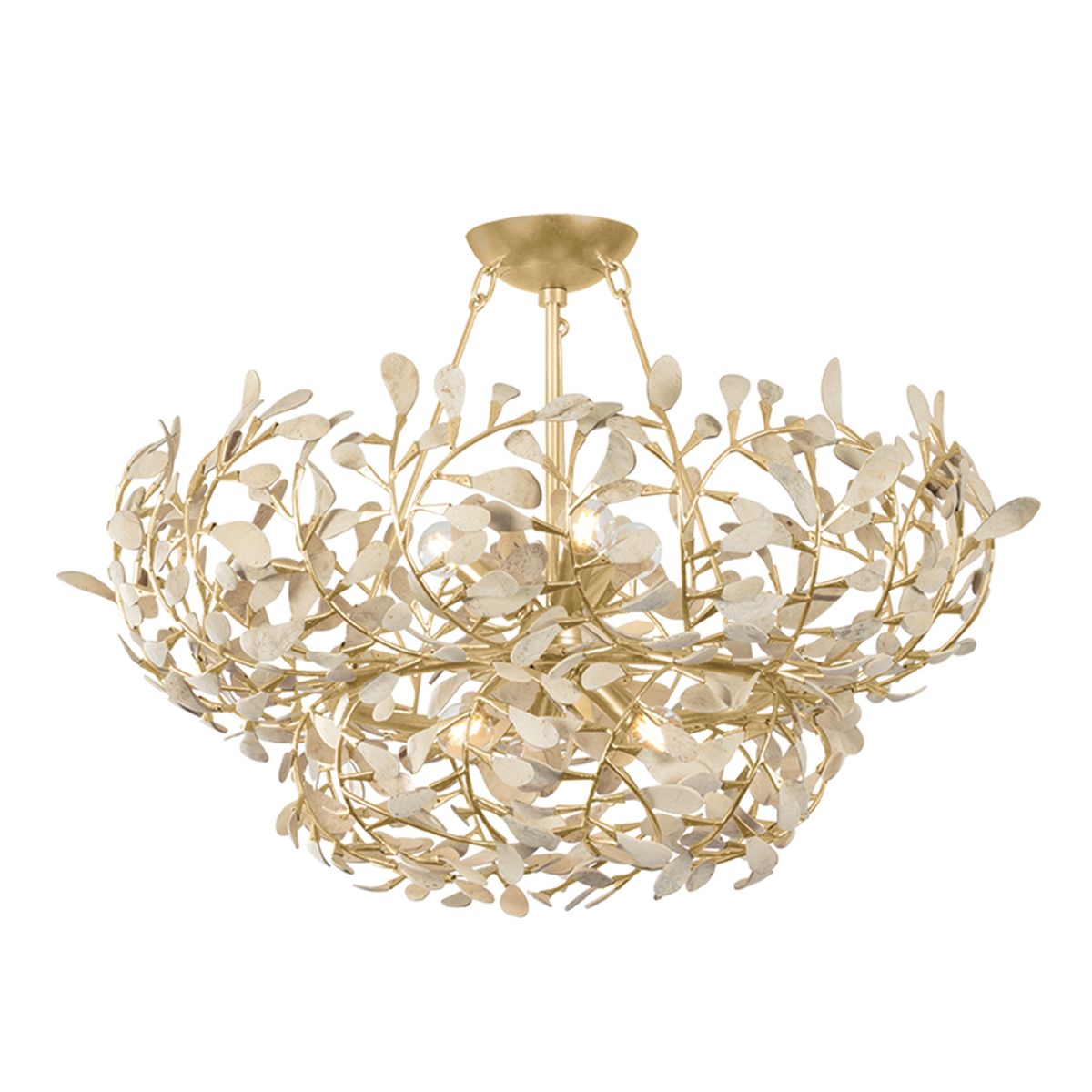 Maybrook Chandelier 28" — a Hudson Valley chandelier for dining rooms, entries, and living rooms at Laurie Yapp Home.