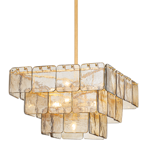 Regal Chandelier 24.5" — a Corbett chandelier for dining rooms, entries, and living rooms at Laurie Yapp Home.