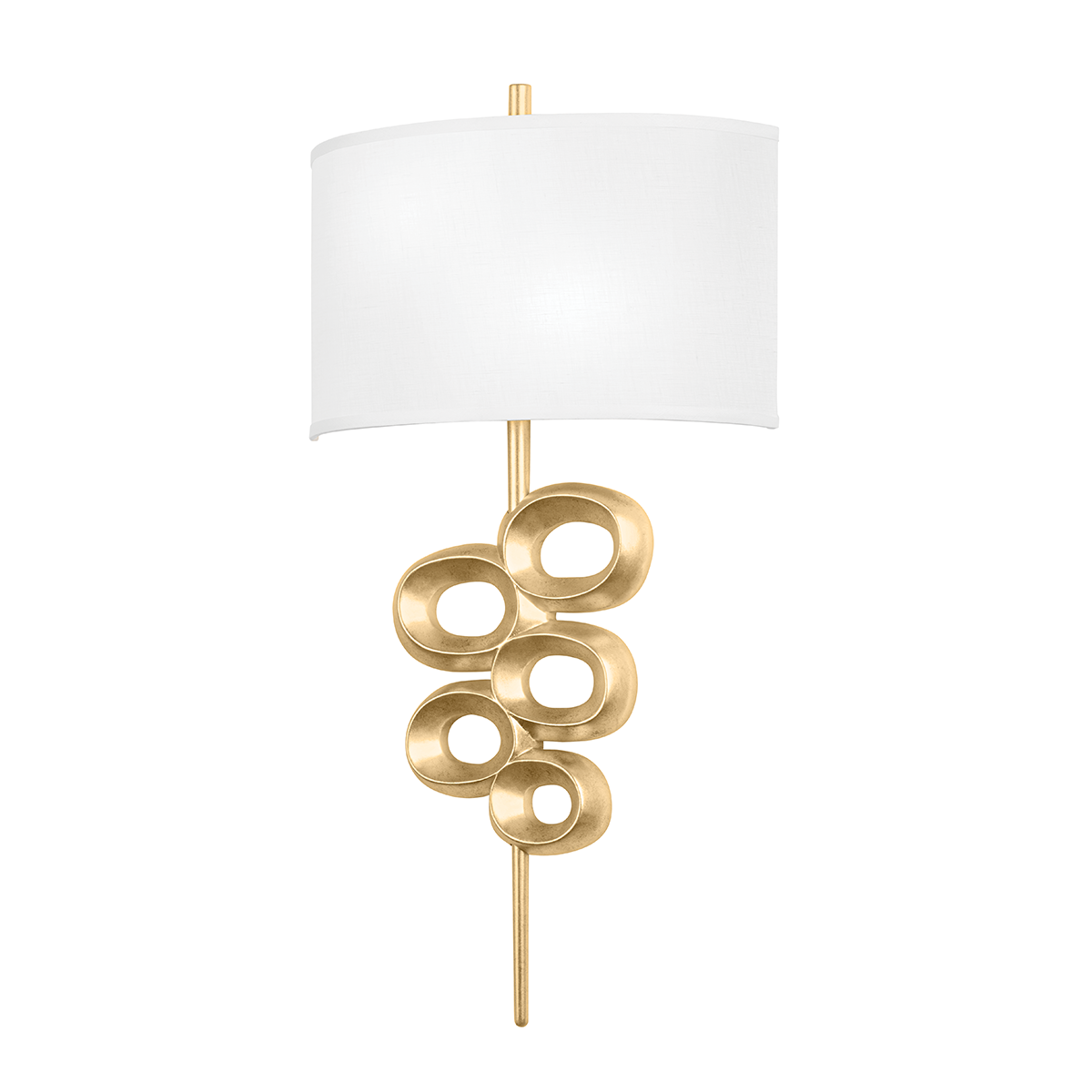Tourmaline Wall Sconce — a Corbett wall sconce for bathrooms, hallways, and living rooms at Laurie Yapp Home.