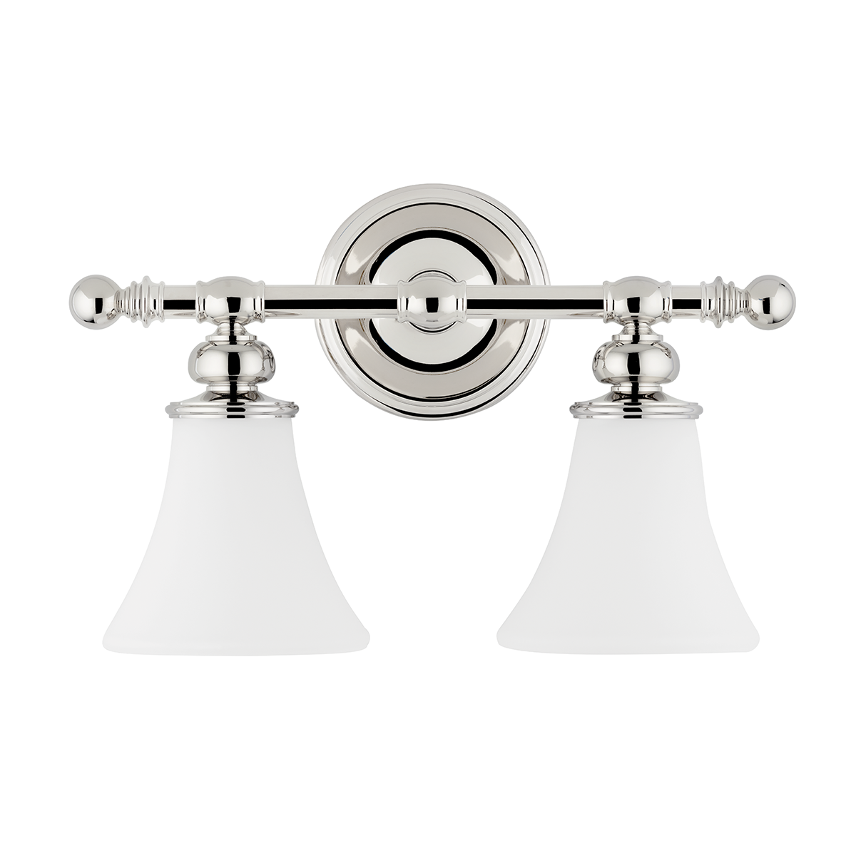 Weston Bath And Vanity 16" in polished nickel — a Hudson Valley bath and vanity for bathrooms and powder rooms at Laurie Yapp Home.