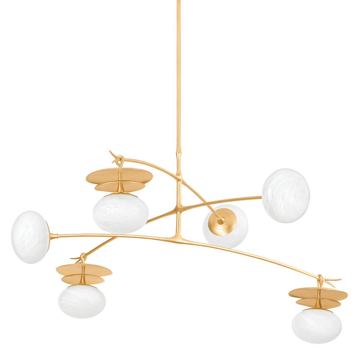 Ceylon Chandelier — a Corbett chandelier for dining rooms, entries, and living rooms at Laurie Yapp Home.
