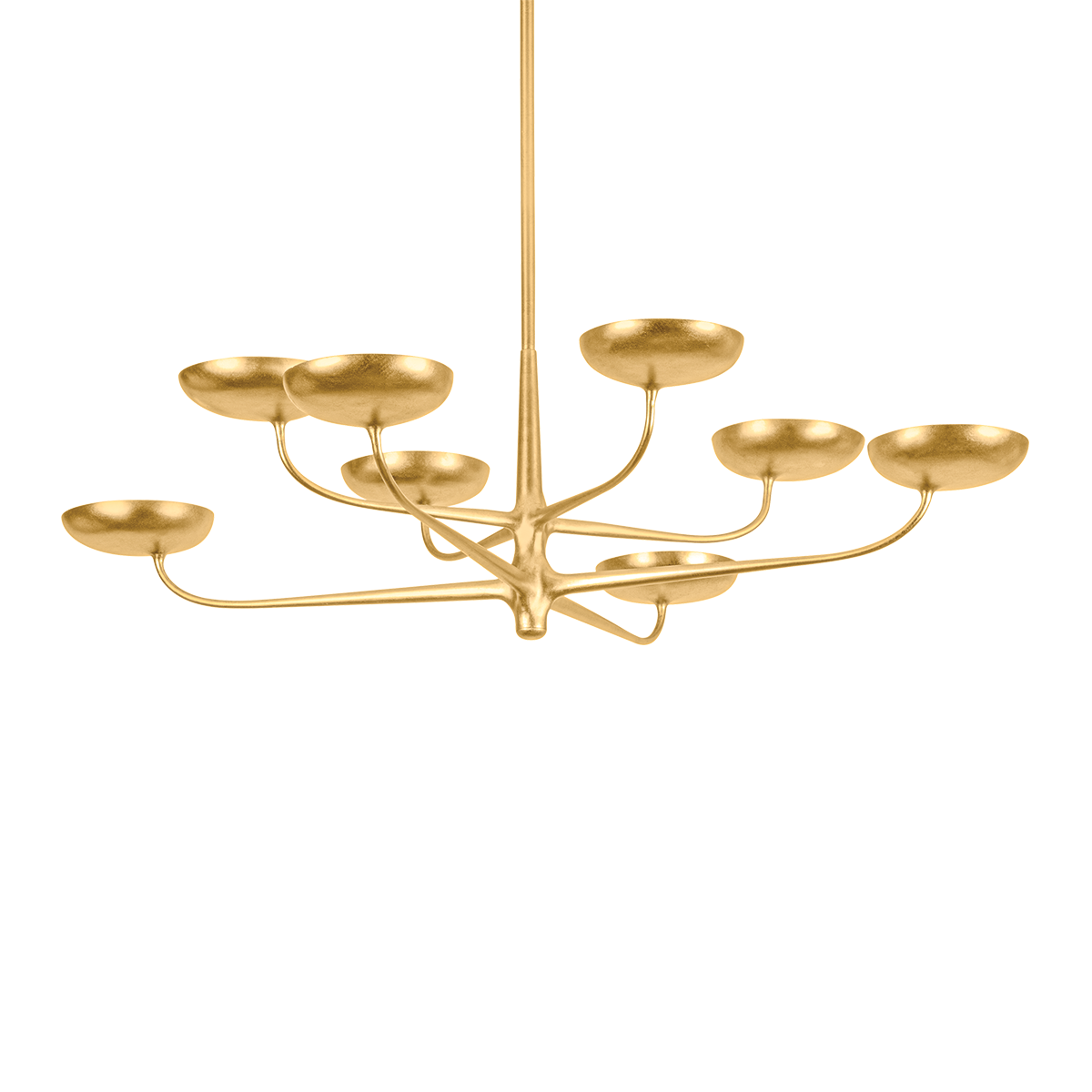 Taormina Chandelier 45" — a Hudson Valley chandelier for dining rooms, entries, and living rooms at Laurie Yapp Home.