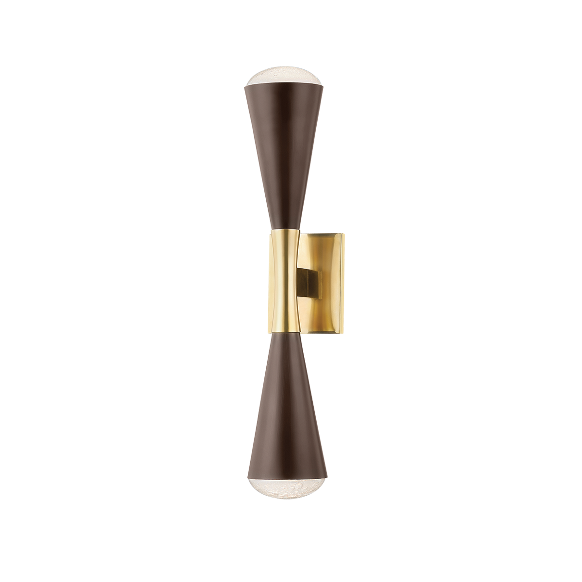 Barcelona Wall Sconce — a Corbett wall sconce for bathrooms, hallways, and living rooms at Laurie Yapp Home.