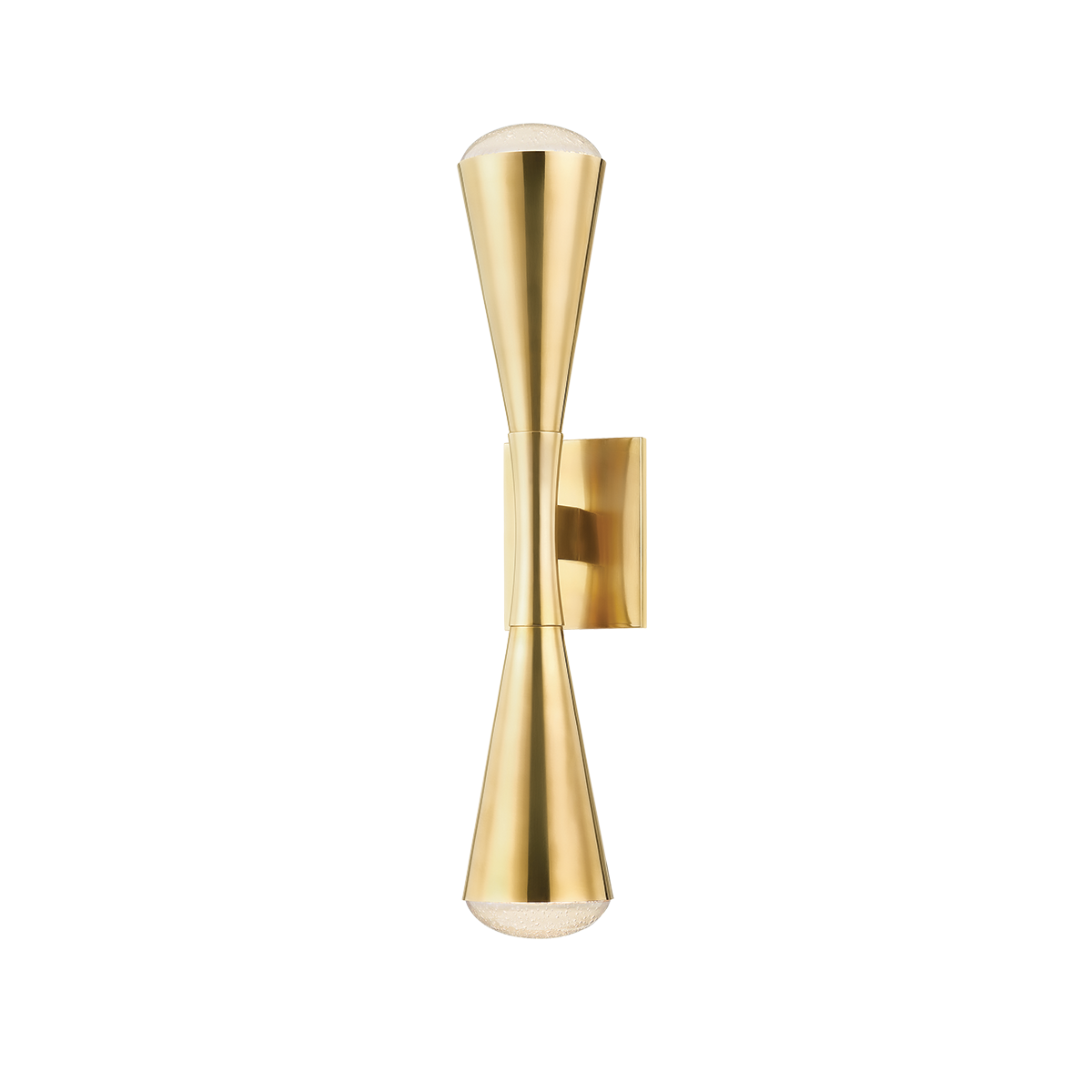 Barcelona Wall Sconce — a Corbett wall sconce for bathrooms, hallways, and living rooms at Laurie Yapp Home.