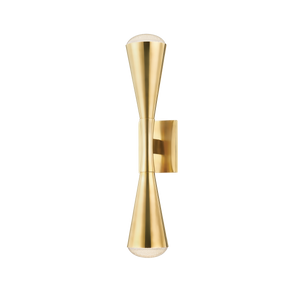 Barcelona Wall Sconce — a Corbett wall sconce for bathrooms, hallways, and living rooms at Laurie Yapp Home.