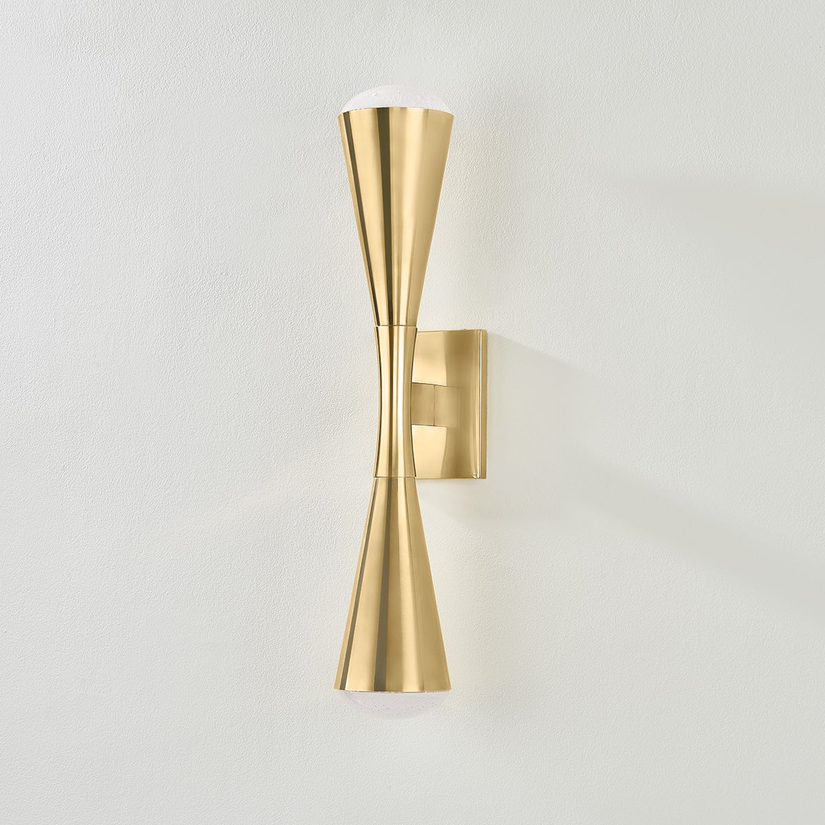 Barcelona Wall Sconce shown from the front to reveal the arm curve and shade silhouette.