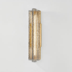Carnelian Wall Sconce shown from the front to reveal the arm curve and shade silhouette.