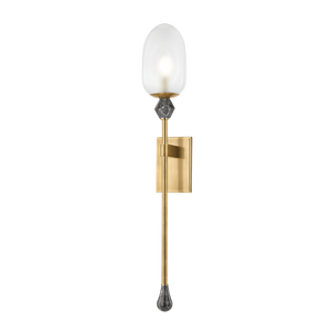 Daith Wall Sconce — a Corbett wall sconce for bathrooms, hallways, and living rooms at Laurie Yapp Home.