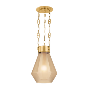 Tragus Pendant 14" — a Corbett pendant for kitchens, entries, and dining rooms at Laurie Yapp Home.