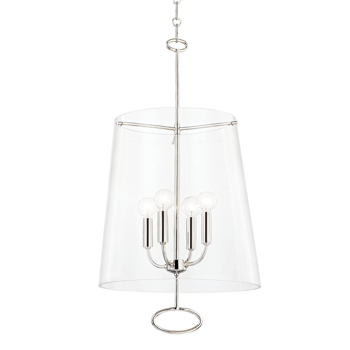 James Pendant 15" in aged brass — a Hudson Valley pendant for kitchens, entries, and dining rooms at Laurie Yapp Home.