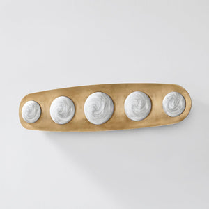Close-up of the Bezel Wall Sconce 7" x 30.5" showing the arm curve and shade silhouette.
