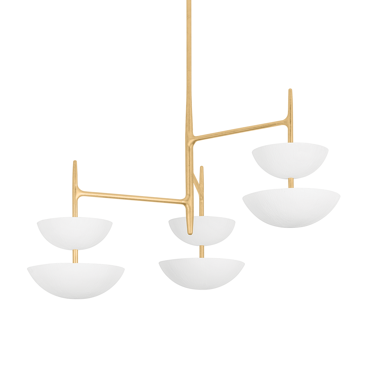 Evander Chandelier 42" — a Corbett chandelier for dining rooms, entries, and living rooms at Laurie Yapp Home.