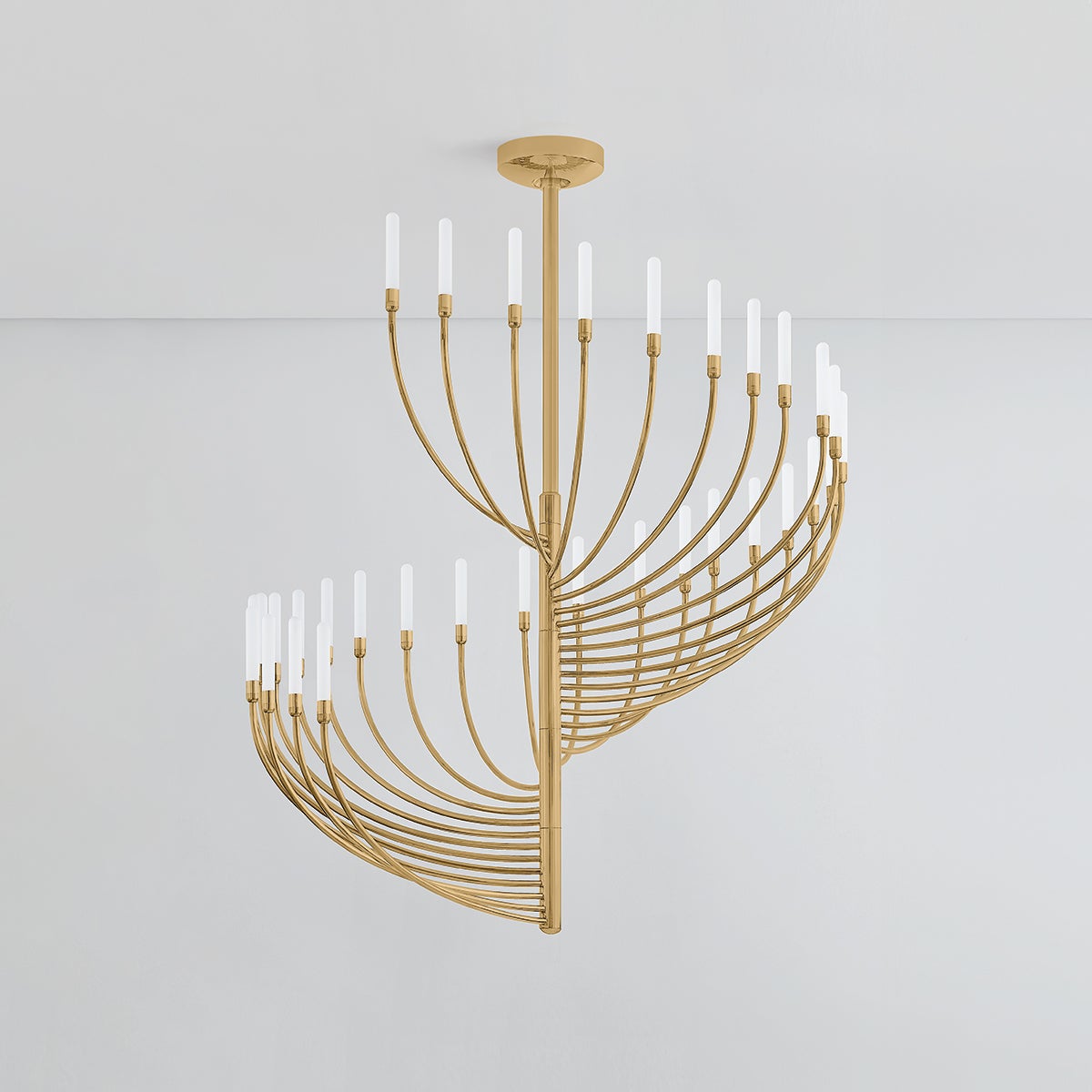 Amalthea Chandelier 42" — a Corbett chandelier for dining rooms, entries, and living rooms at Laurie Yapp Home.