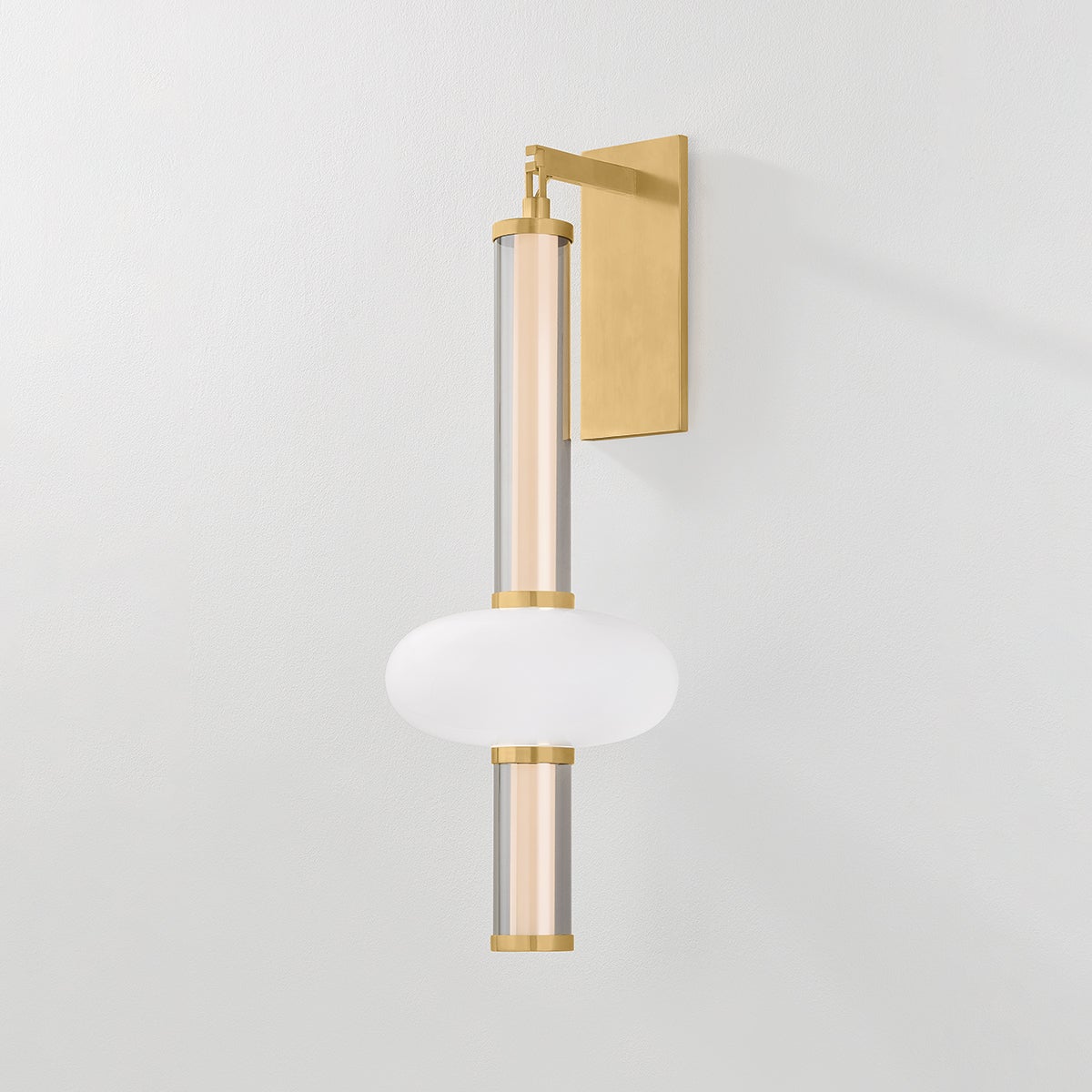 Close-up of the Corbin Wall Sconce showing the arm curve and shade silhouette.
