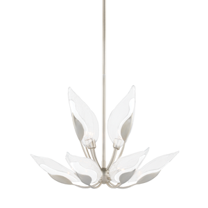 Blossom Chandelier 29" shown from a second angle to highlight the frame, arms, and shade detail.