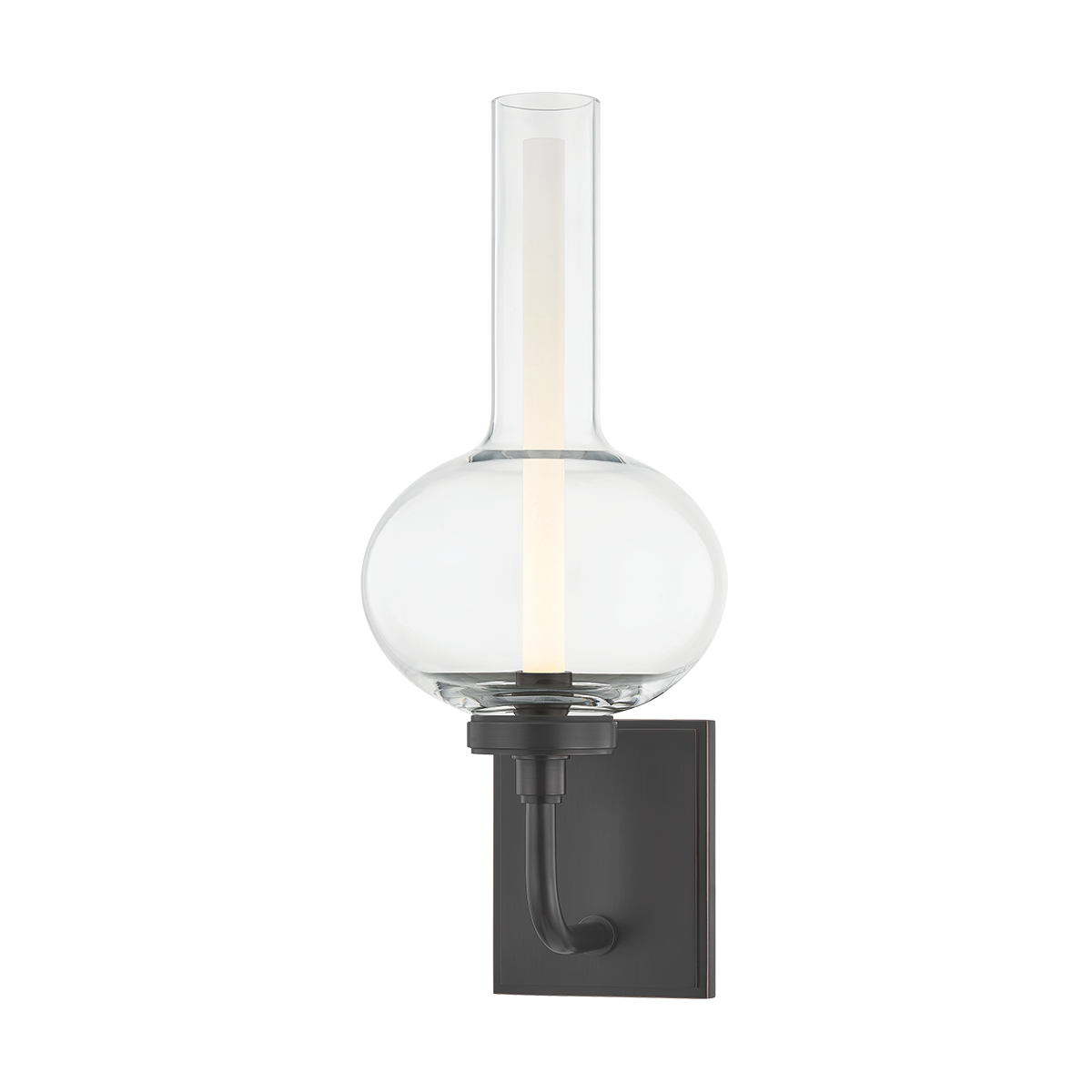 Rossman Wall Sconce in aged brass — a Hudson Valley wall sconce for bathrooms, hallways, and living rooms at Laurie Yapp Home.