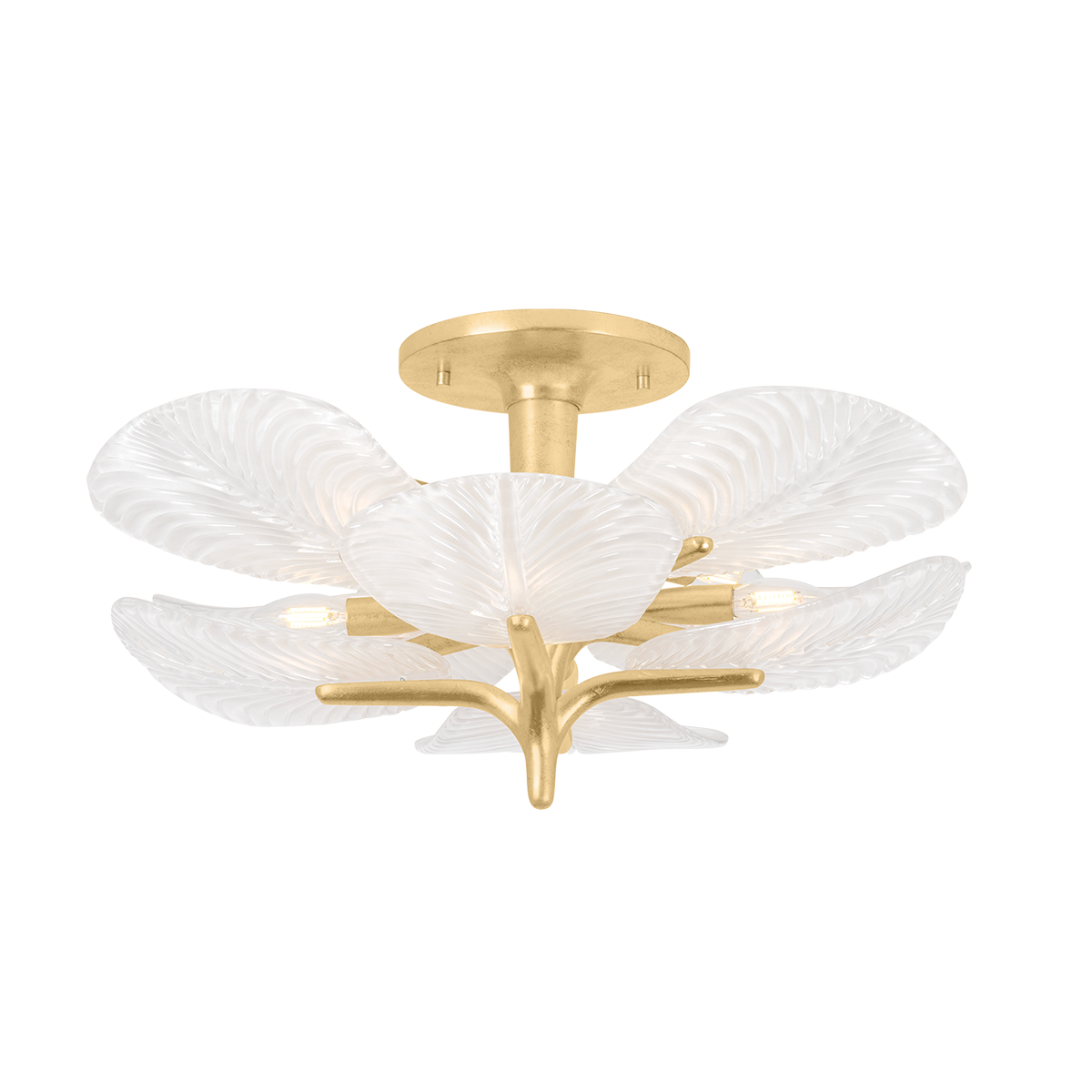 Kamal Semi Flush 28.5" — a Corbett semi flush for hallways, bedrooms, and entryways at Laurie Yapp Home.