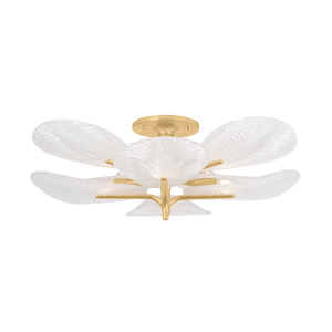 Kamal Semi Flush 43" — a Corbett flush mount for hallways, bedrooms, and entryways at Laurie Yapp Home.