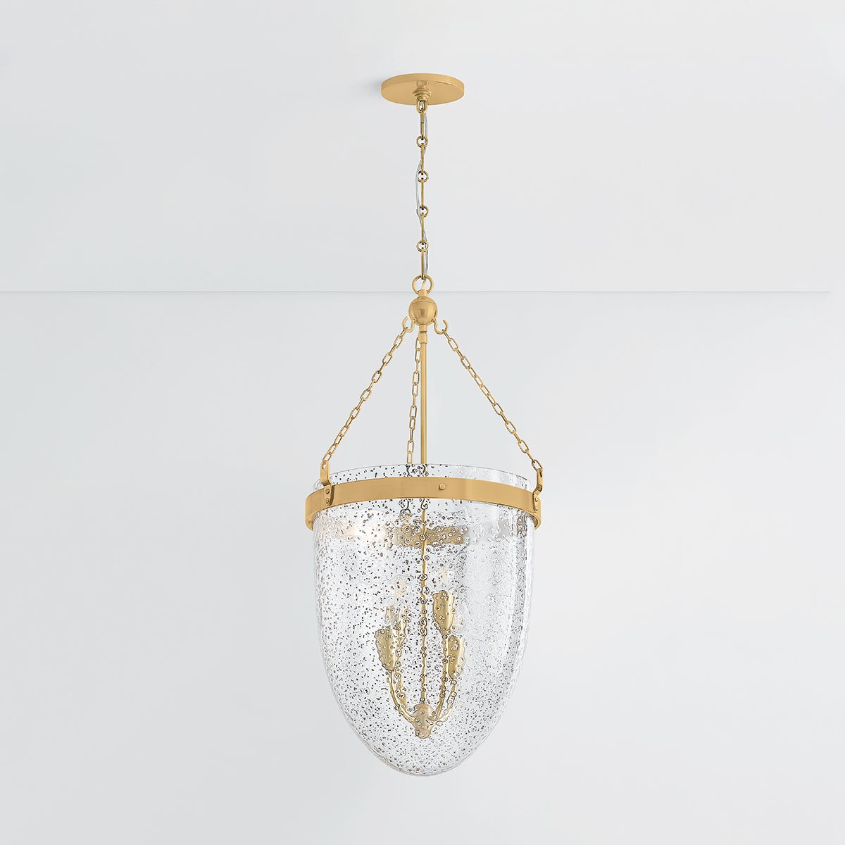 Angus Lantern 16.25" shown from a second angle to highlight the frame and glass panel detail.