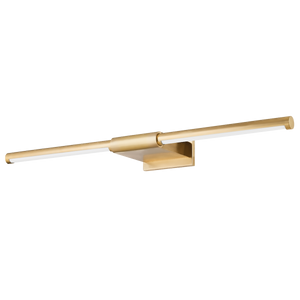 Jerome Picture Light 30" in aged brass — a Hudson Valley picture light for gallery walls and reading nooks at Laurie Yapp Home.