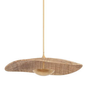 Shiloh Pendant 35.25" — a Hudson Valley pendant for kitchens, entries, and dining rooms at Laurie Yapp Home.