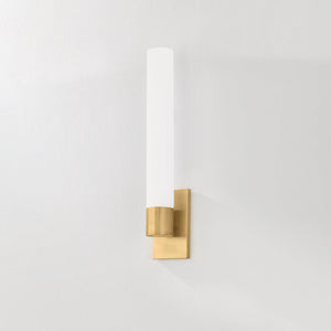 Balerma Wall Sconce 4.75" shown from a second angle to highlight the arm curve and shade silhouette.
