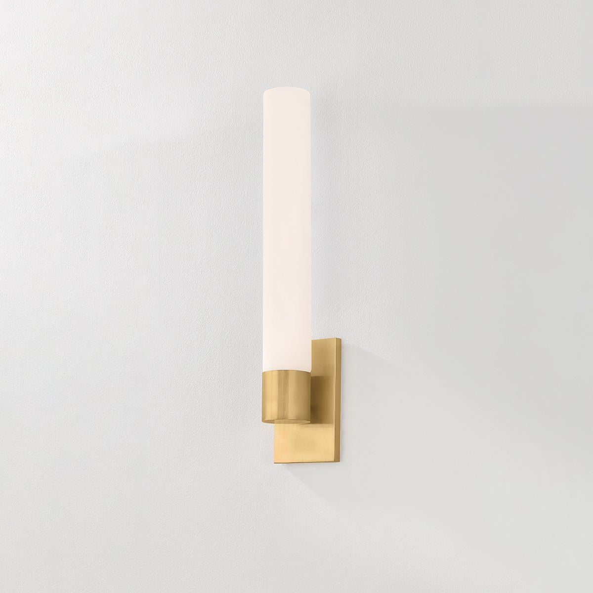 Balerma Wall Sconce 4.75" shown from the front to reveal the arm curve and shade silhouette.
