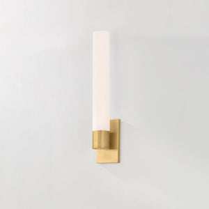 Balerma Wall Sconce 4.75" shown from the front to reveal the arm curve and shade silhouette.
