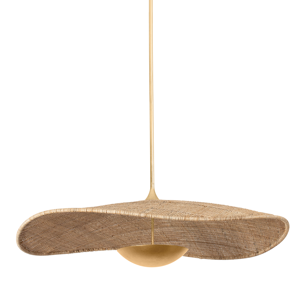 Shiloh Pendant 51.75" — a Hudson Valley pendant for kitchens, entries, and dining rooms at Laurie Yapp Home.
