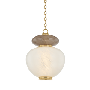 Syros Pendant 13.75" — a Corbett pendant for kitchens, entries, and dining rooms at Laurie Yapp Home.