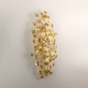 Menorca Wall Sconce shown from a second angle to highlight the arm curve and shade silhouette.