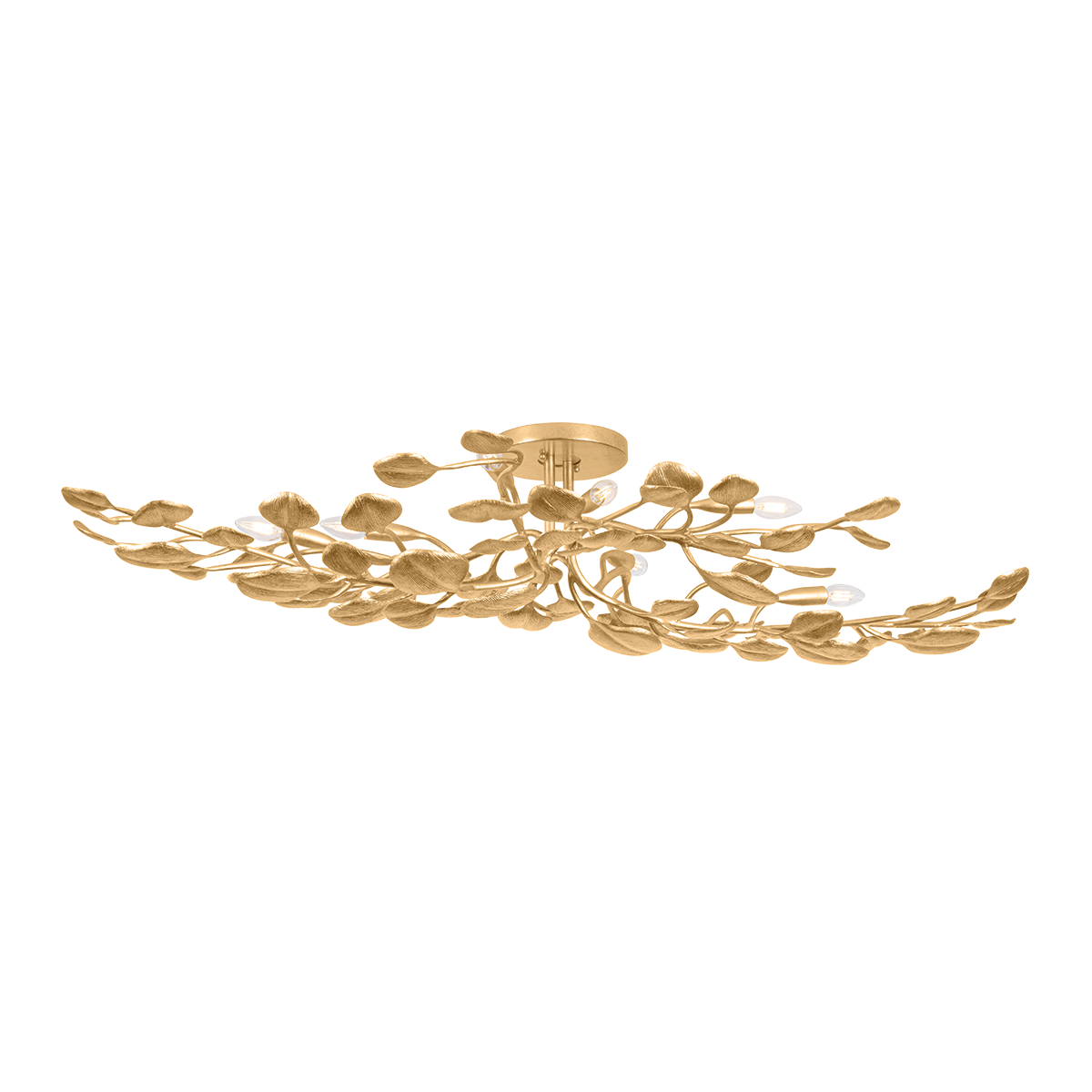 Menorca Semi Flush 30" — a Corbett flush mount for hallways, bedrooms, and entryways at Laurie Yapp Home.