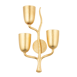Vine Wall Sconce 14" x 23.5" — a Hudson Valley wall sconce for bathrooms, hallways, and living rooms at Laurie Yapp Home.