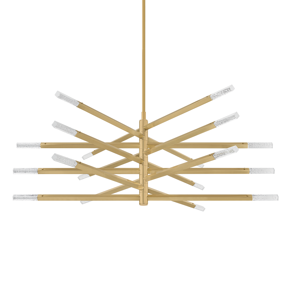 Strasbourg Chandelier 56" — a Corbett chandelier for dining rooms, entries, and living rooms at Laurie Yapp Home.