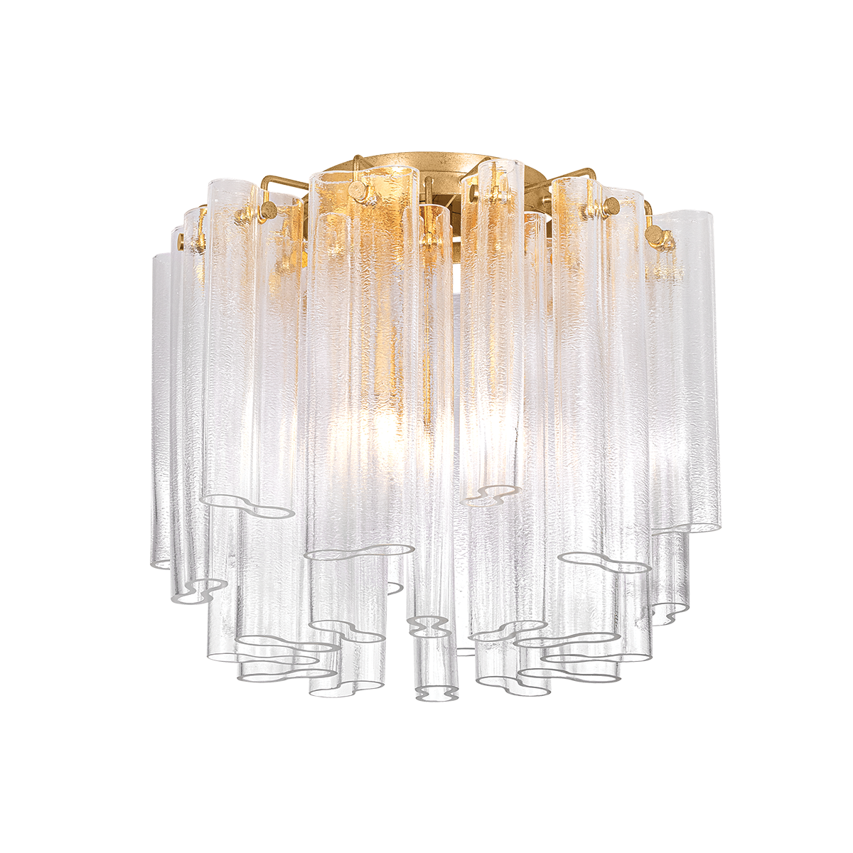 Varenna Semi Flush 20" — a Corbett flush mount for hallways, bedrooms, and entryways at Laurie Yapp Home.