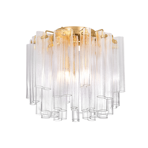 Varenna Semi Flush 20" — a Corbett flush mount for hallways, bedrooms, and entryways at Laurie Yapp Home.