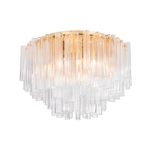 Varenna Semi Flush 34" — a Corbett flush mount for hallways, bedrooms, and entryways at Laurie Yapp Home.