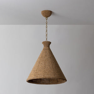 Tallman Pendant 20" shown from a second angle to highlight the shade shape and metal detail.