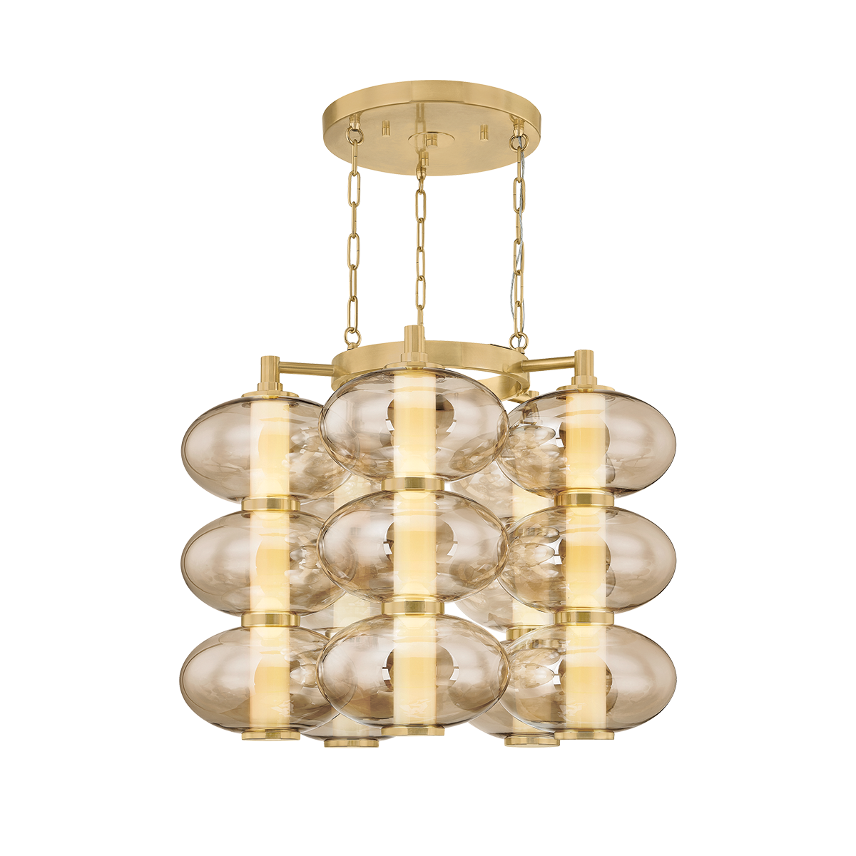 Toulouse Chandelier 31" — a Corbett chandelier for dining rooms, entries, and living rooms at Laurie Yapp Home.