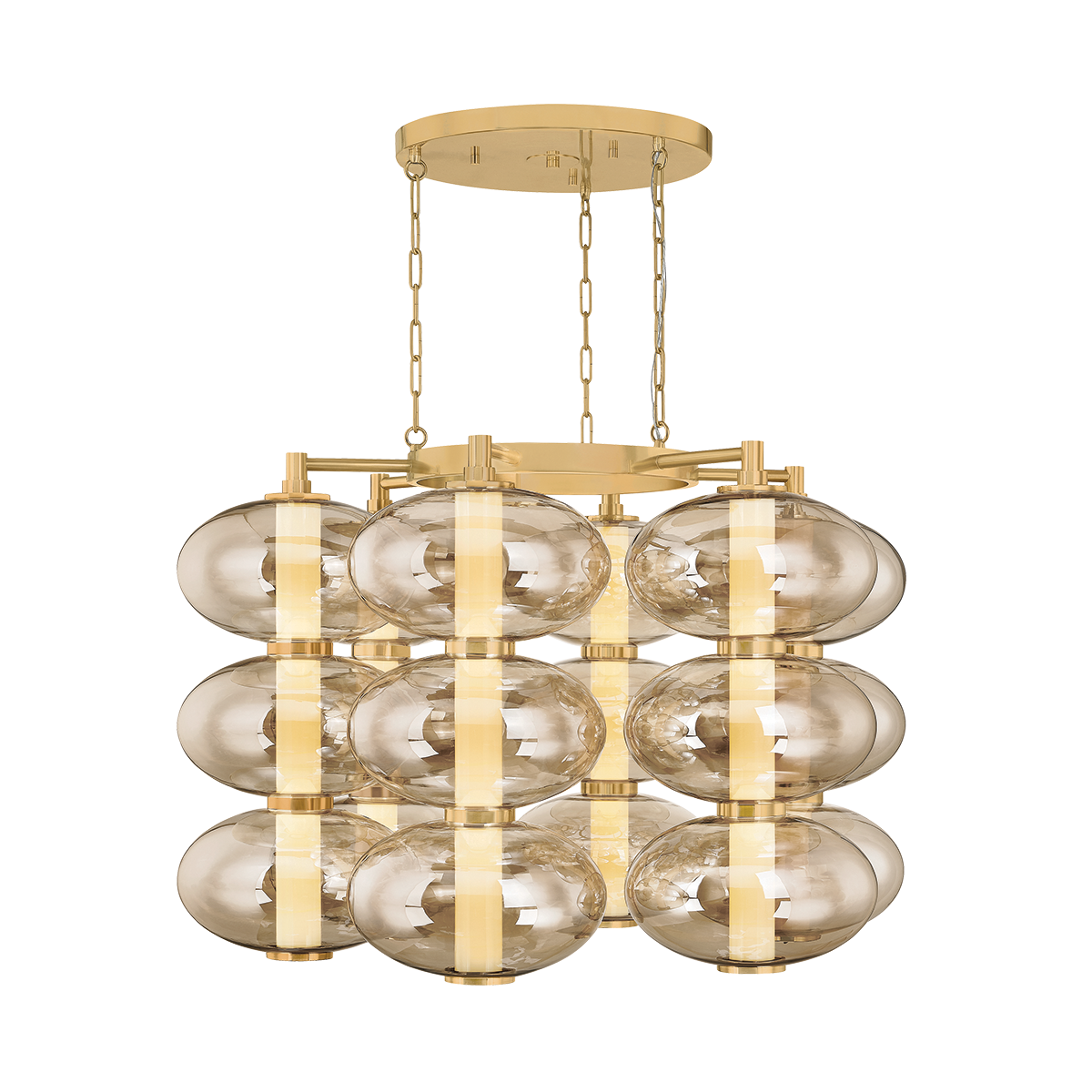 Toulouse Chandelier 42" — a Corbett chandelier for dining rooms, entries, and living rooms at Laurie Yapp Home.