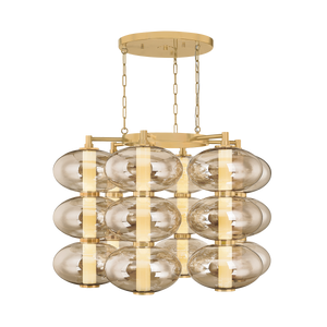 Toulouse Chandelier 42" — a Corbett chandelier for dining rooms, entries, and living rooms at Laurie Yapp Home.
