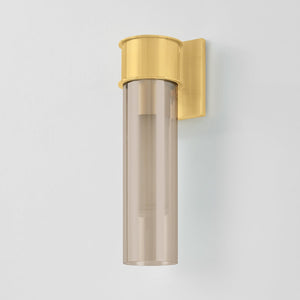 Granada Wall Sconce 4.25" x 14.75" shown from the front to reveal the arm curve and shade silhouette.