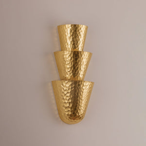 Close-up of the Bucharest Wall Sconce showing the arm curve and shade silhouette.