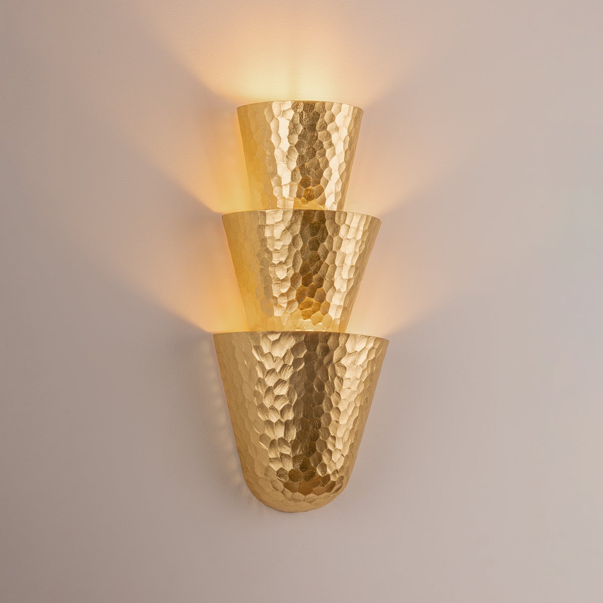 Close-up of the Bucharest Wall Sconce showing the arm curve and shade silhouette.