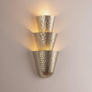 Close-up of the Bucharest Wall Sconce showing the arm curve and shade silhouette.