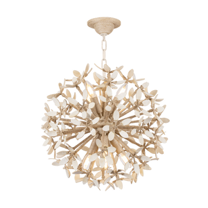 Corfu Chandelier 20" — a Corbett chandelier for dining rooms, entries, and living rooms at Laurie Yapp Home.