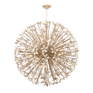 Corfu Chandelier 40" — a Corbett chandelier for dining rooms, entries, and living rooms at Laurie Yapp Home.