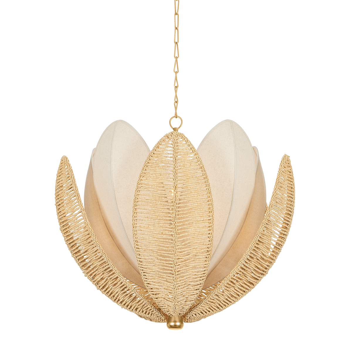 Costa Brava Chandelier 36" — a Corbett chandelier for dining rooms, entries, and living rooms at Laurie Yapp Home.