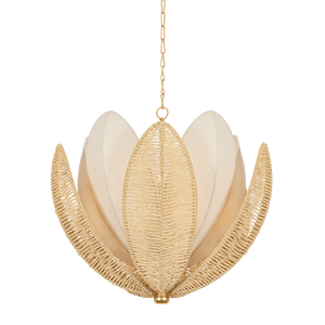 Costa Brava Chandelier 36" — a Corbett chandelier for dining rooms, entries, and living rooms at Laurie Yapp Home.